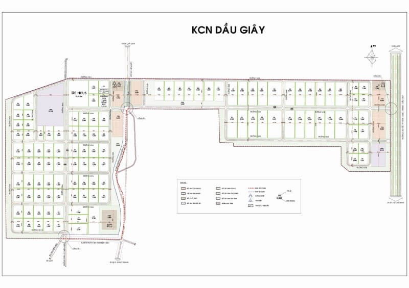 0 2 bản đồ quy hoạch khu công nghiệp Dầu Giây